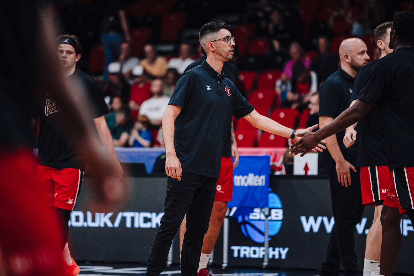 PRE-ORDER Leicester Riders x FBT Crest Polo Shirt - Black