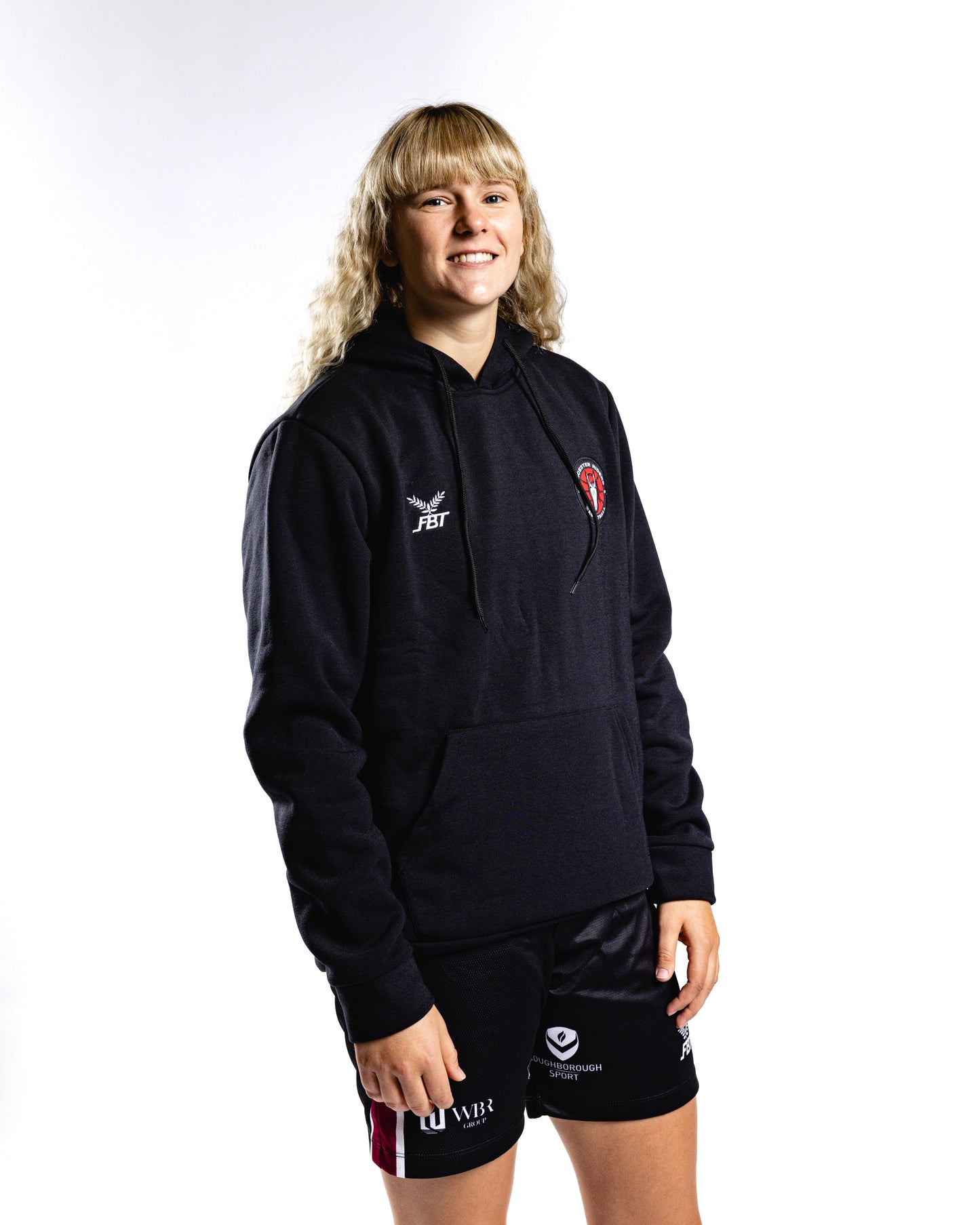 PRE ORDER Leicester Riders X FBT Crest Hoodie - Black