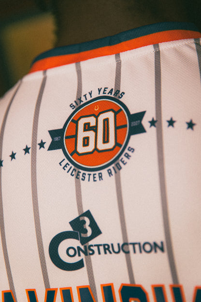 Leicester Riders Replica Away Jersey for the 26/27 season.