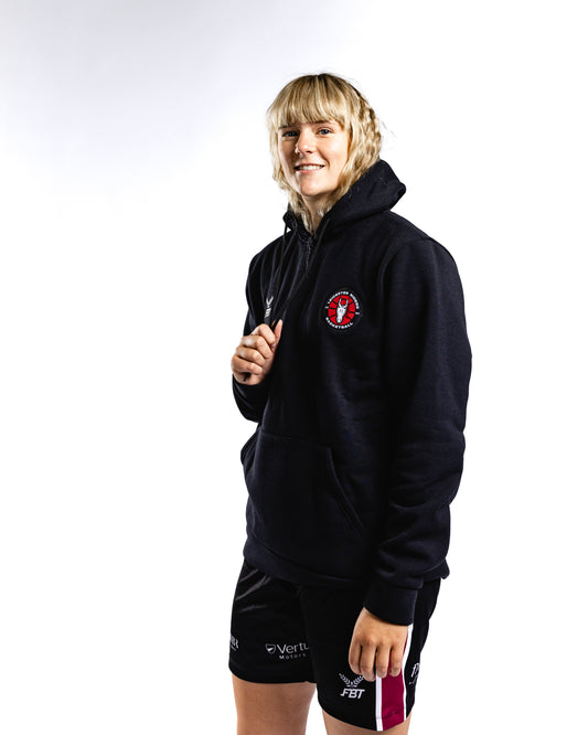 PRE ORDER Leicester Riders X FBT Crest Hoodie - Black