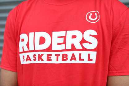 Riders Red Basketball T-shirt