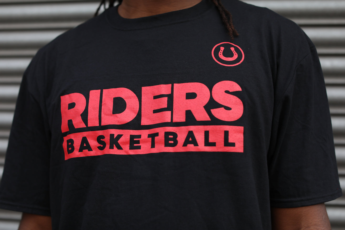 Riders Black Basketball T-shirt