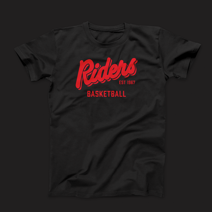 Riders Basketball T-Shirt Black