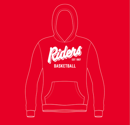 Riders Basketball Hoodie Red