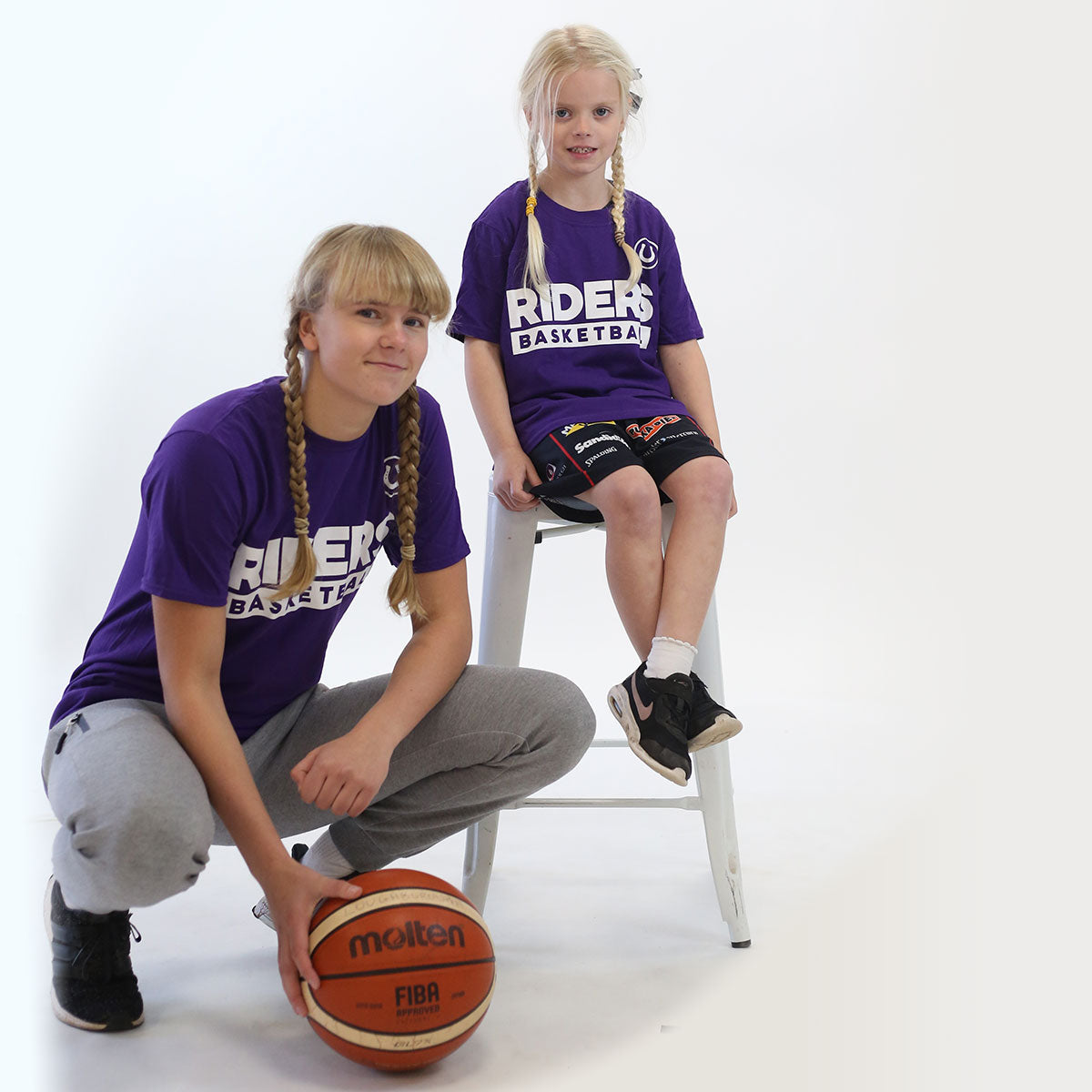 Riders Purple Basketball T-shirt