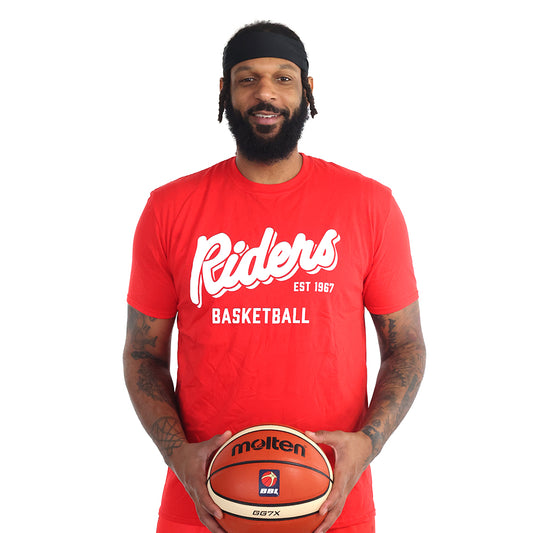 Riders Basketball T-Shirt Red