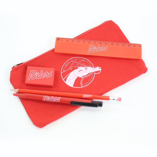 Riders Red Pencil Case